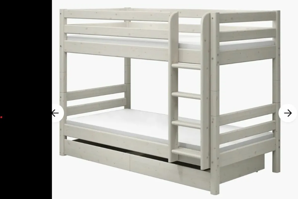 Wooden bunk beds