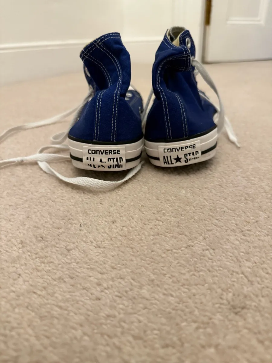 Men’s blue Converse All Star - UK 8 - Perfect - Image 3