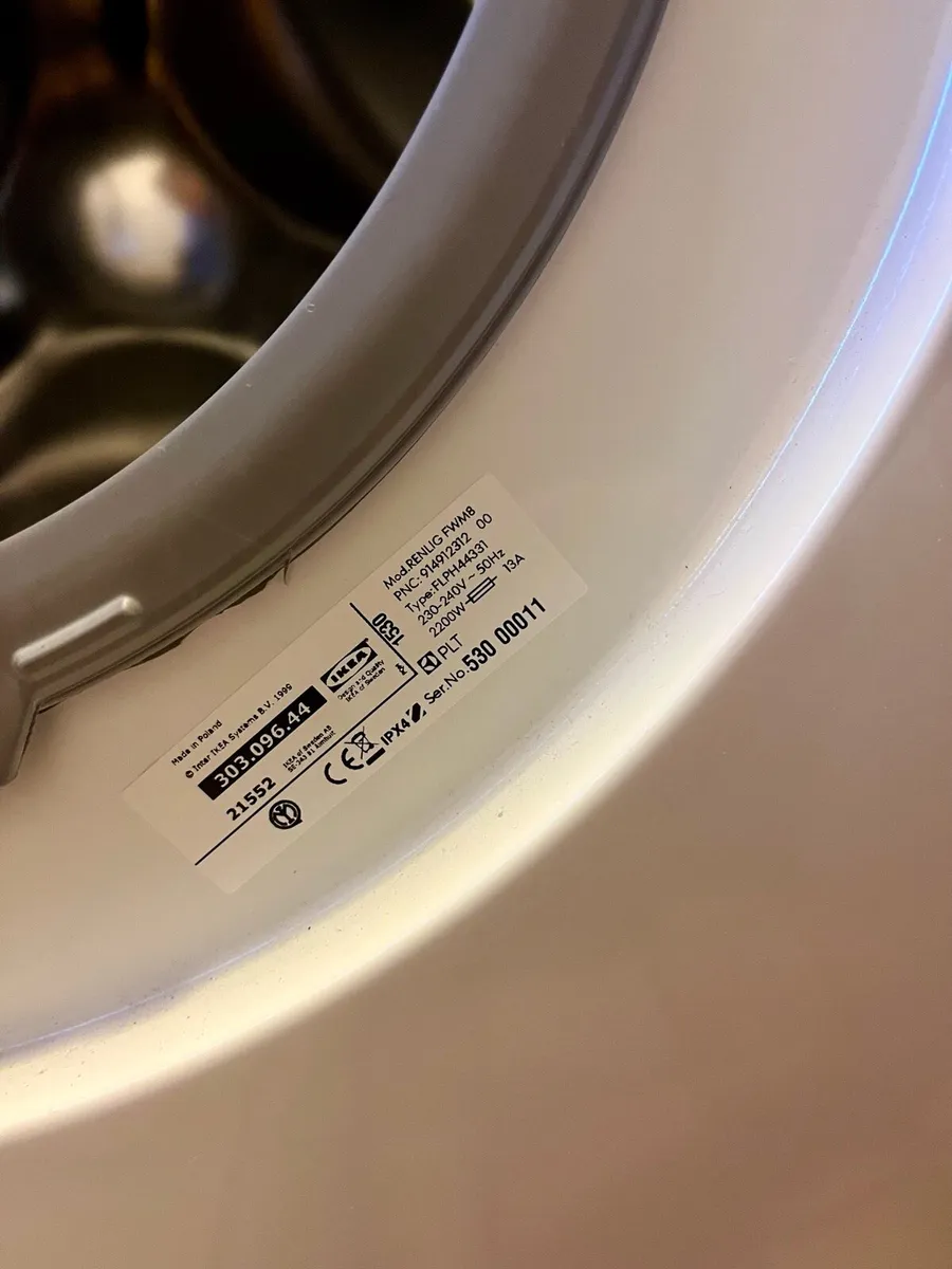 Washing machine 8kg ikea - Image 2