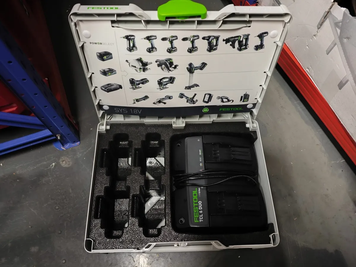 Festool dual charger and case