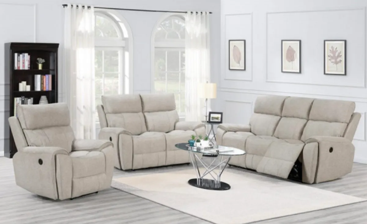 Electric Reclining Sofa Set