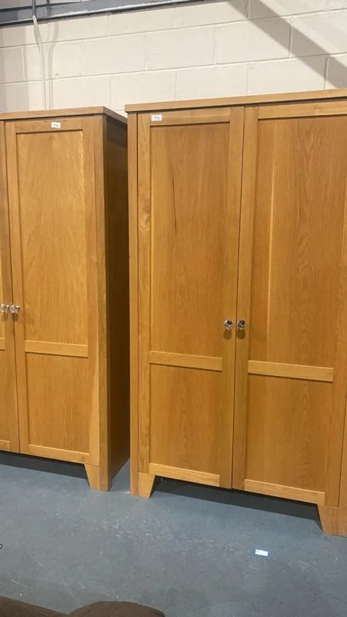 Two Solid Wardrobes