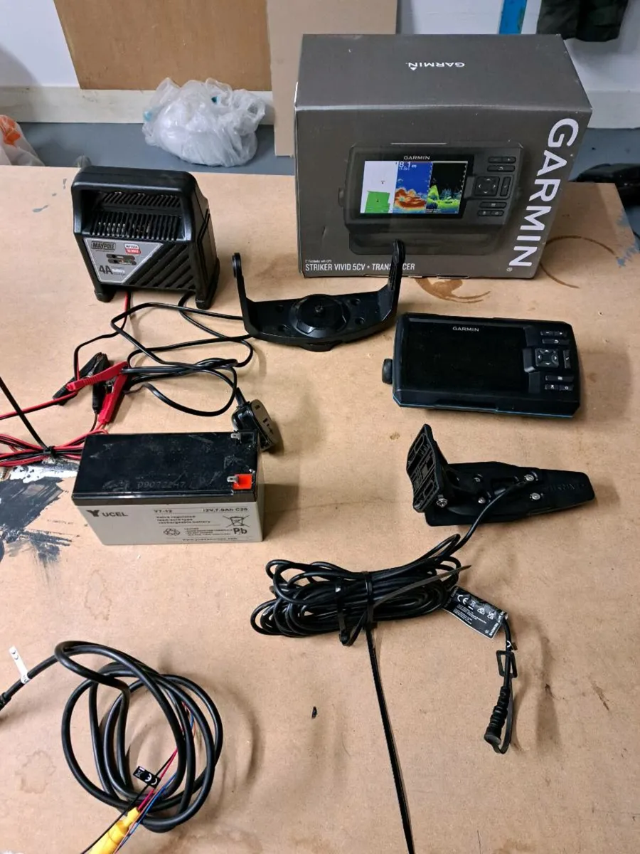 Fish finder. SONAR + battery +charger - Image 3