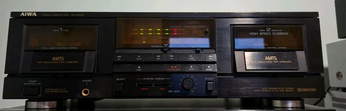 Aiwa AD-WX616Z Stereo Double Drive Deck - Image 1