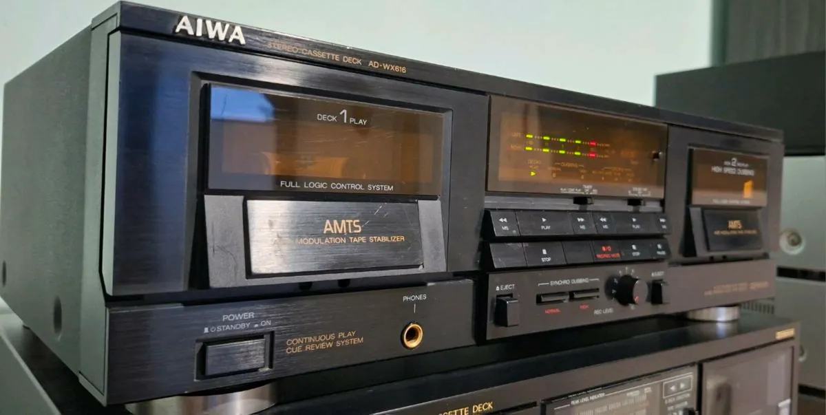 Aiwa AD-WX616Z Stereo Double Drive Deck - Image 3