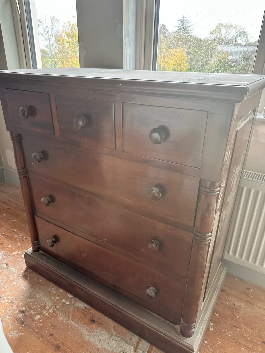 Solid Antique Bedroom dresser cabinet - Image 1
