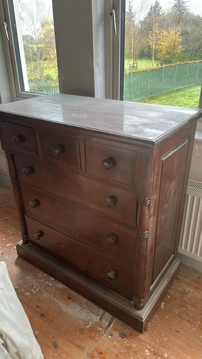 Solid Antique Bedroom dresser cabinet - Image 2