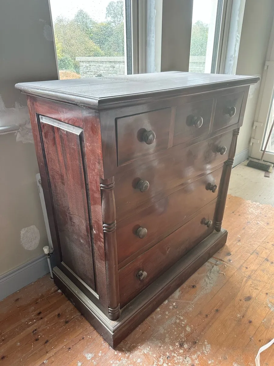 Solid Antique Bedroom dresser cabinet - Image 3