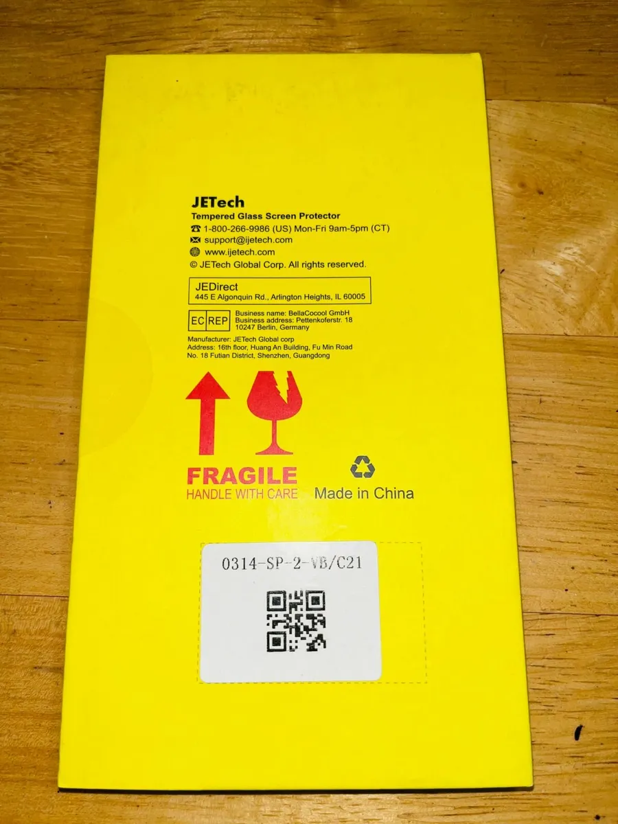 JETech Tempered Glass Screen Protector - iPhone SE - Image 2