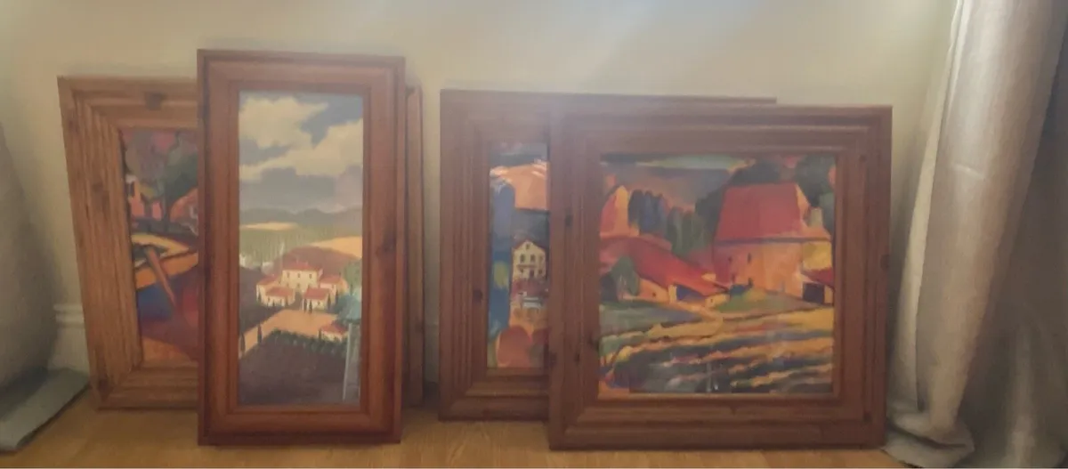 Italian landscape paintings - Image 1