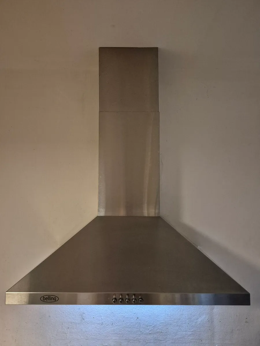 Belling CHIM600RSS, 60cm Chimney Hood, Stainless S - Image 1