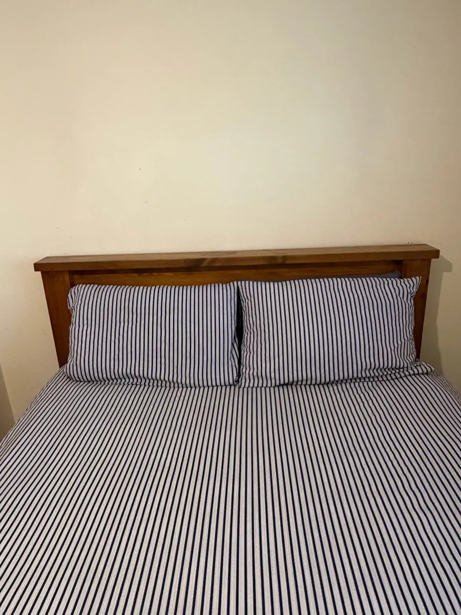 King Size Hard Wood Bed Frame - Image 3