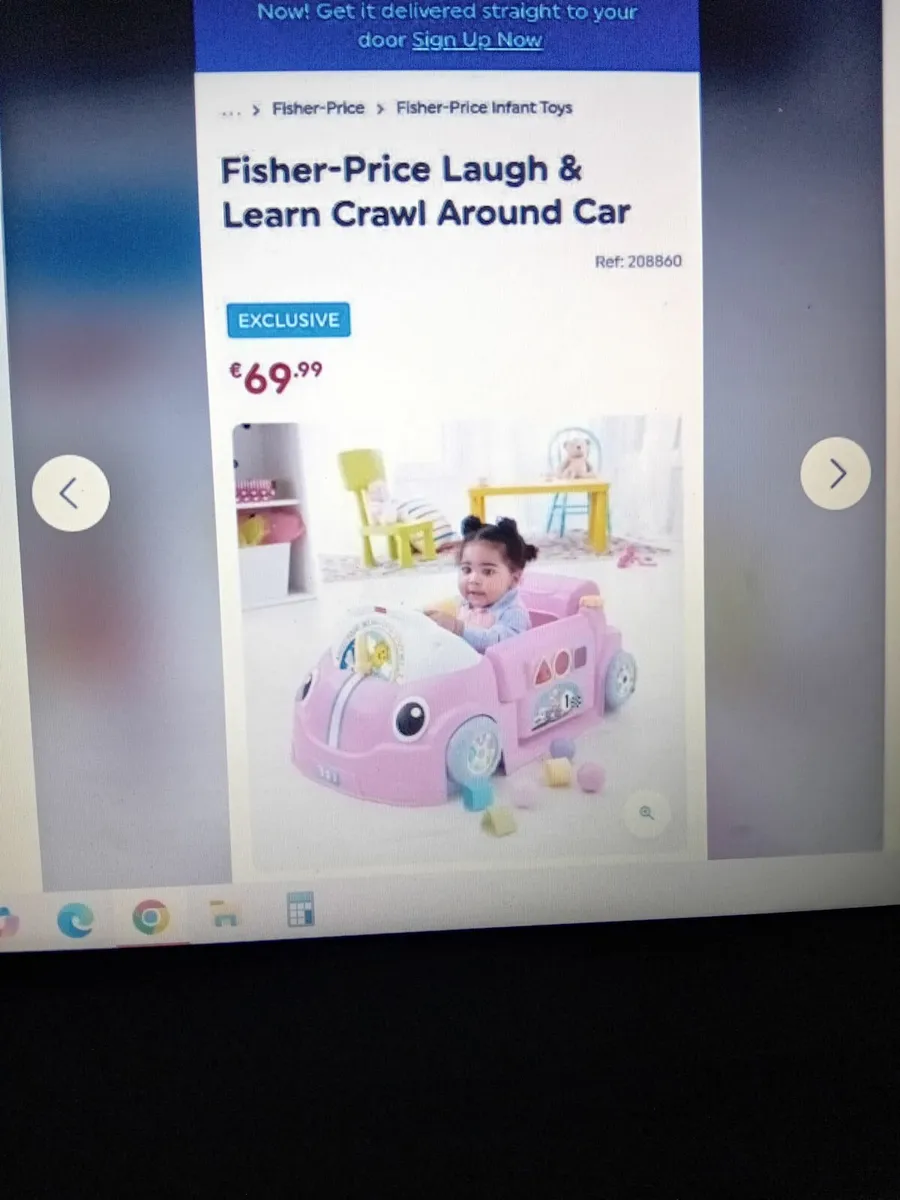 Fisher Price laugh and learn crawling car - Image 4