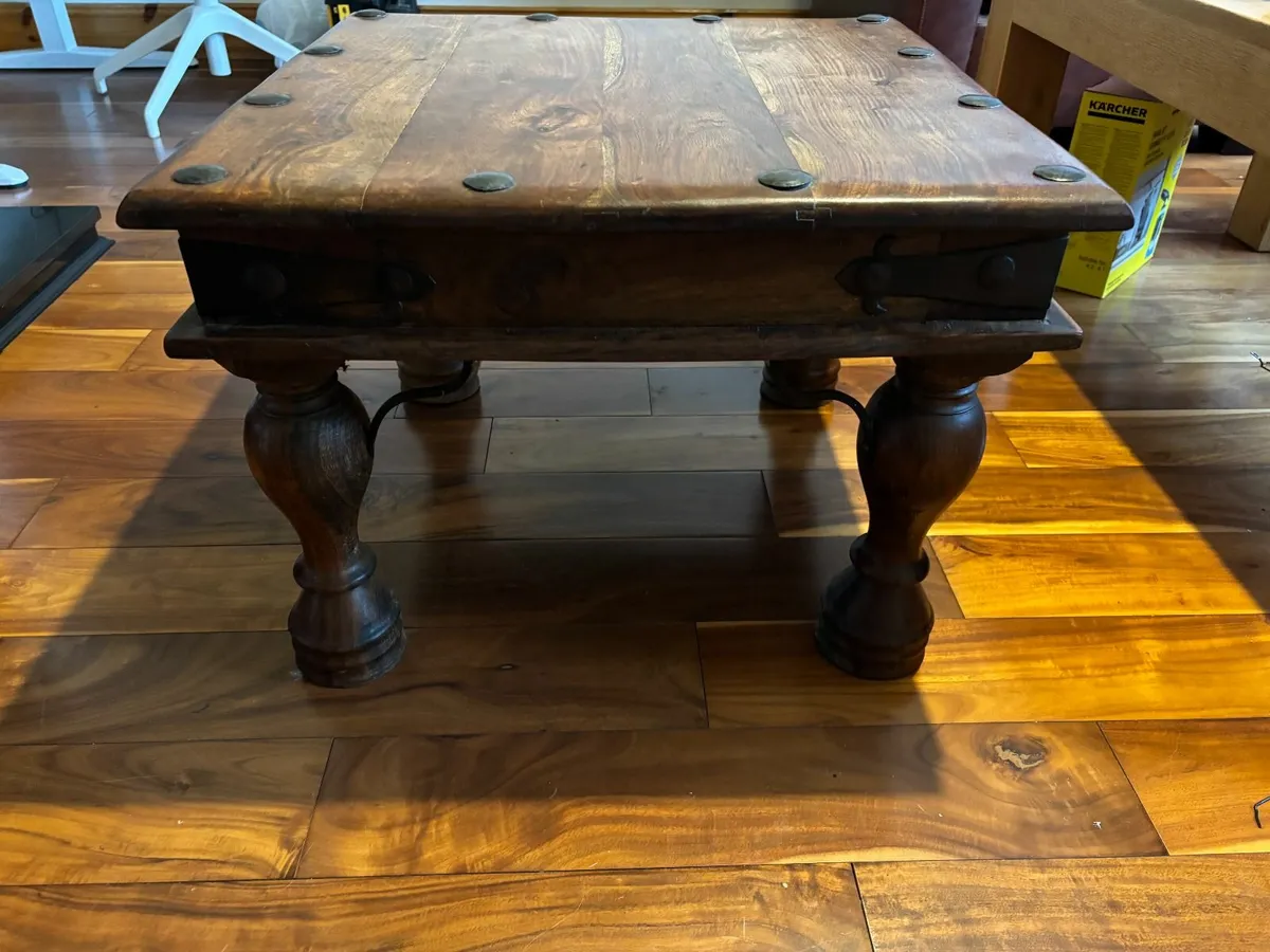 Walnut coffee table - Image 3