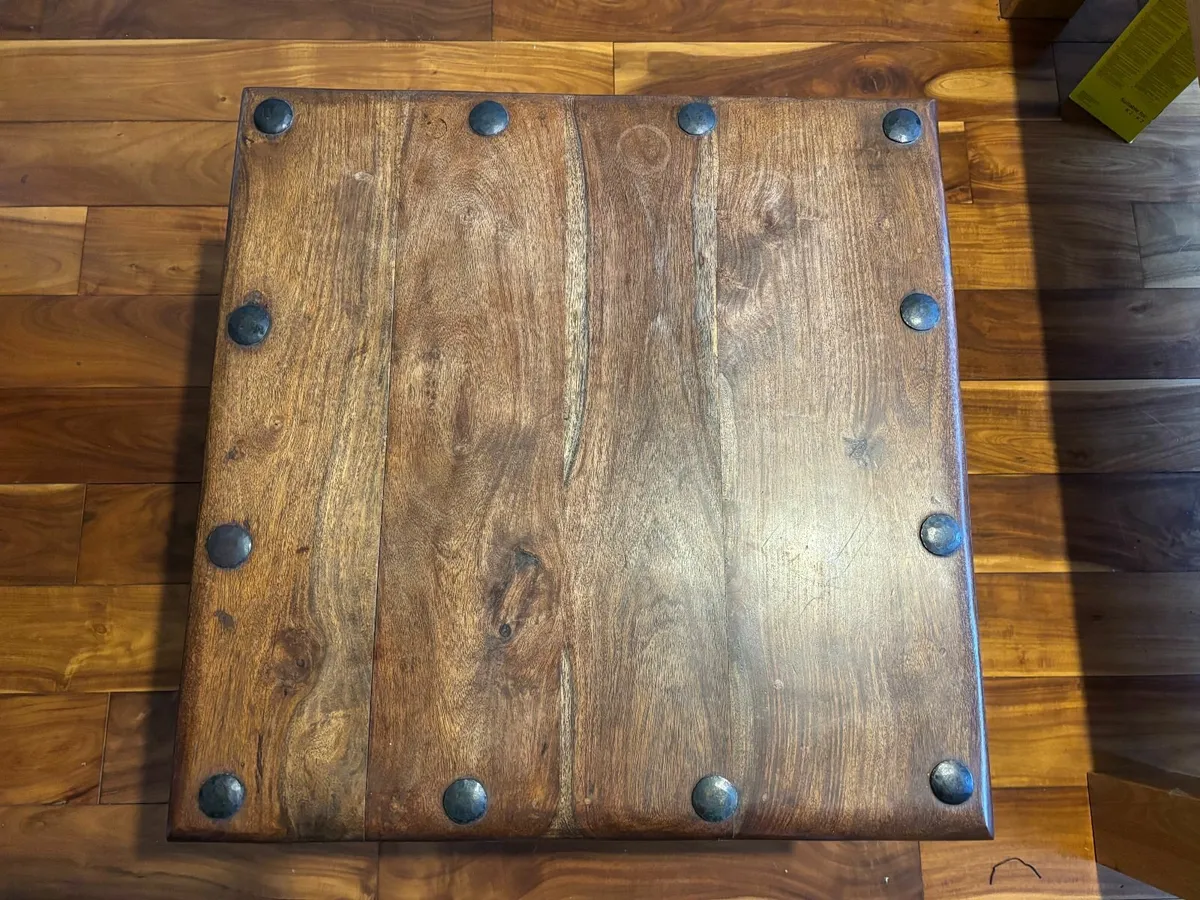 Walnut coffee table - Image 4