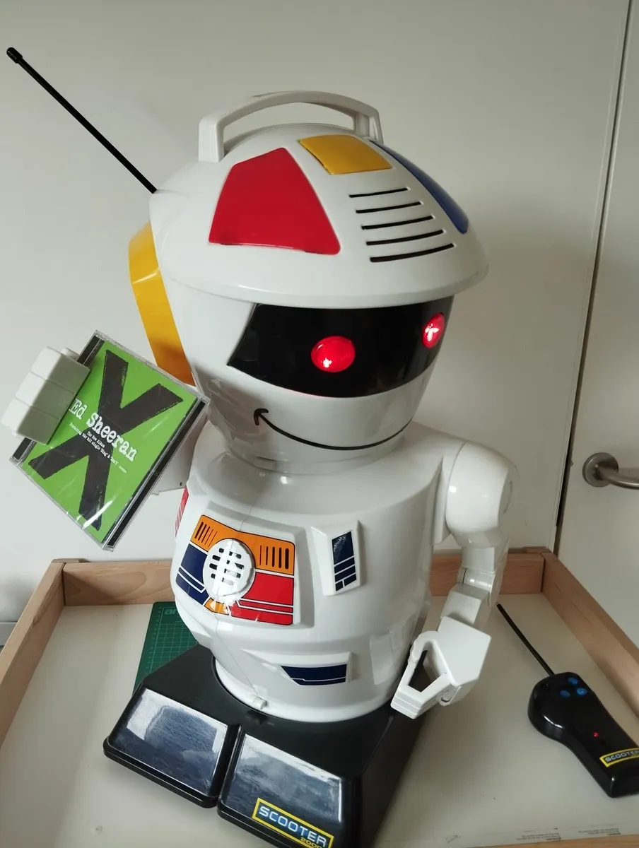 90s Vintage 24" Emiglio Radio Control Big Toy Robo - Image 2