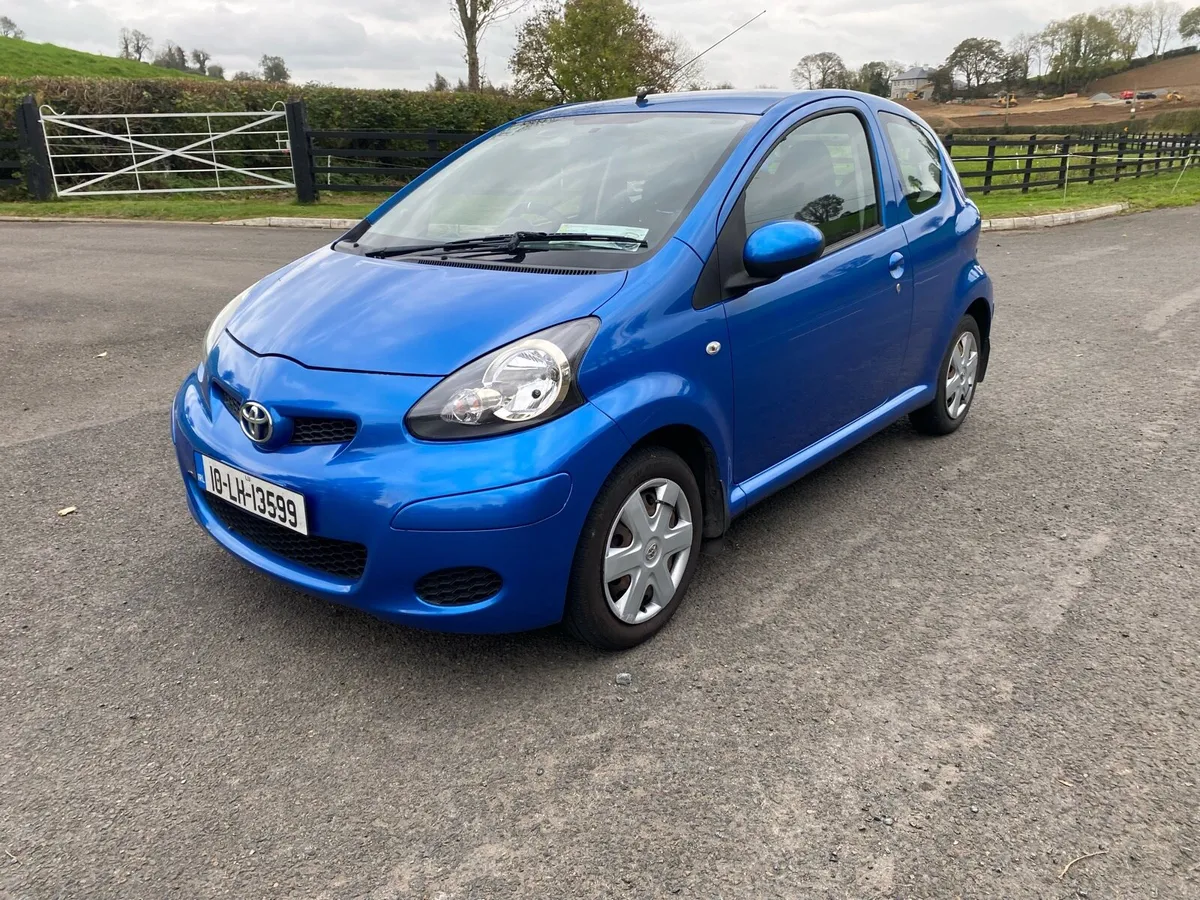 10 TOYOTA AYGO 1.0 BLUE NEW NCT 09-26 V CLEAN - Image 2