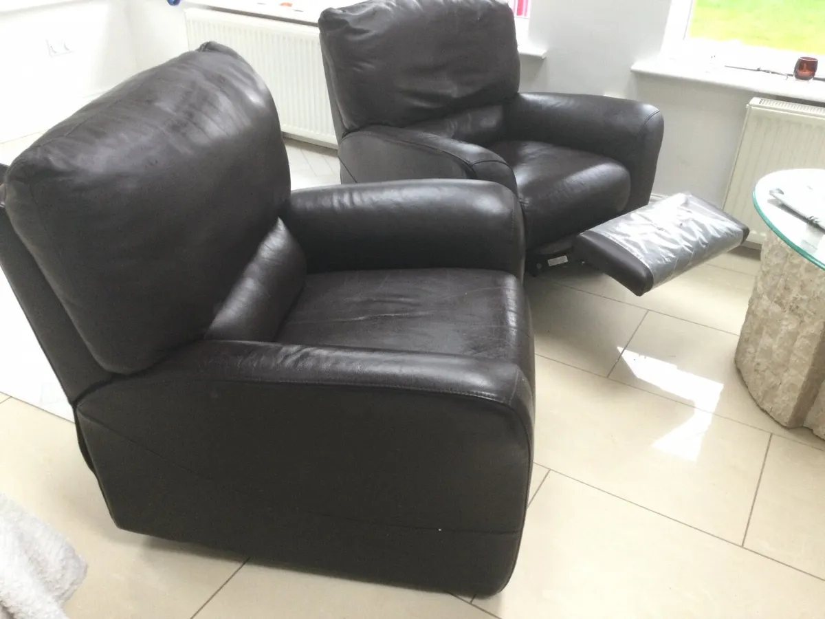 2 reclining armchairs - Image 2