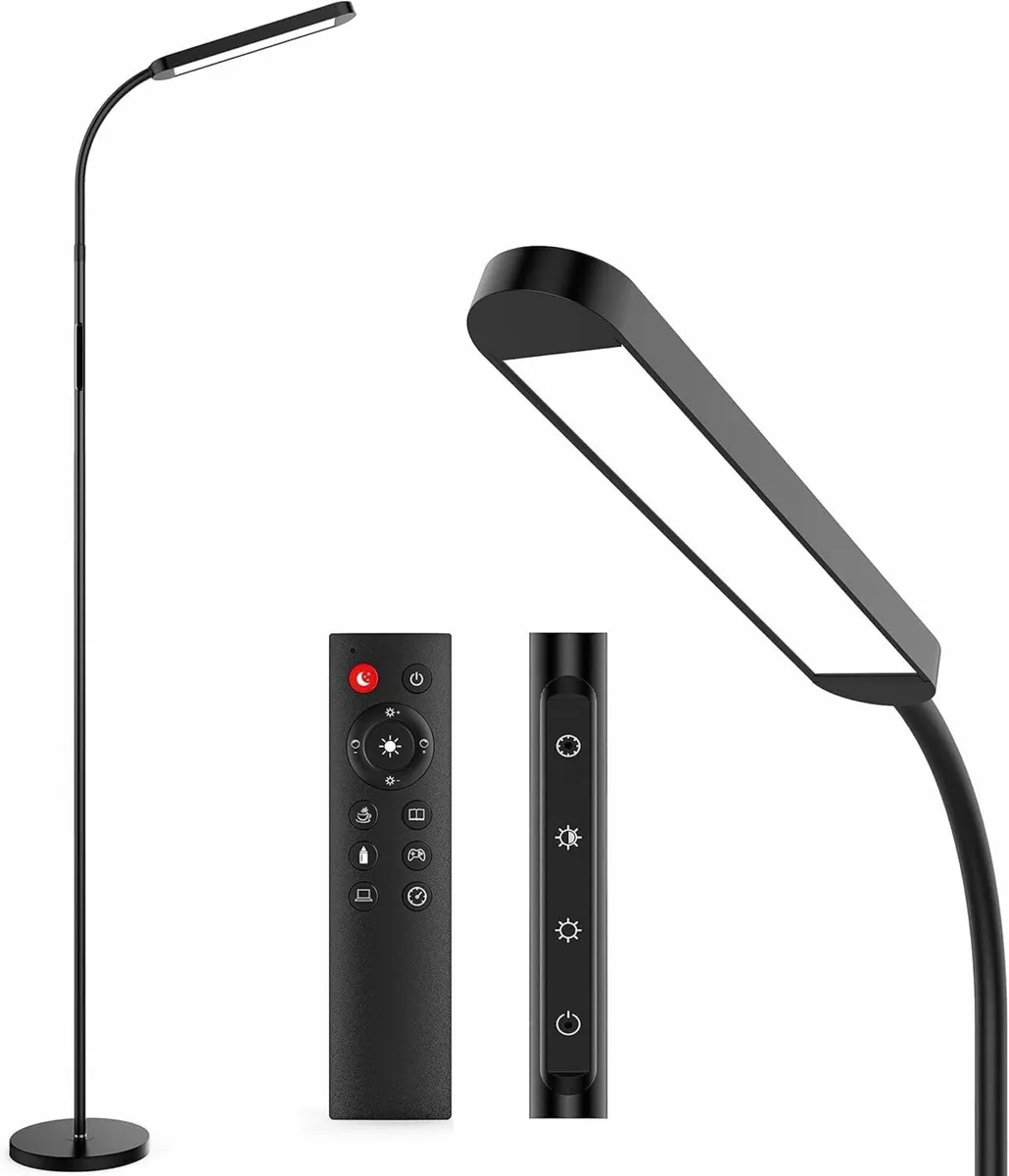 LED Floor Lamp, 12W Standing Lamp 5 Color - Image 2