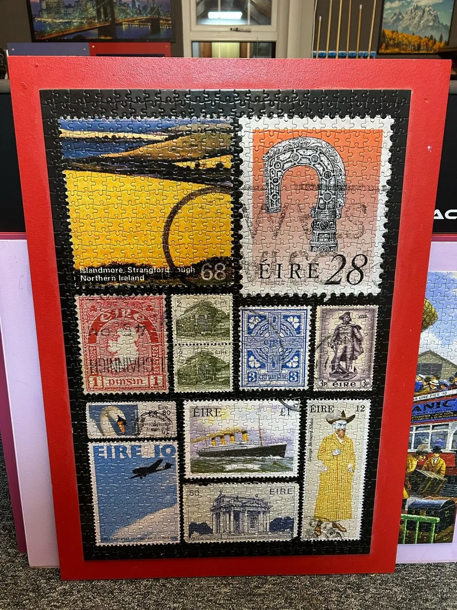 Collection of Glued Jigsaw Puzzles - Image 4