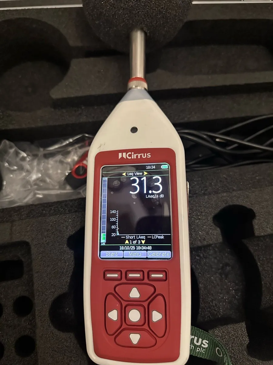 Cirrus Sound Level Meter CR171C - Complete Kit - Image 3