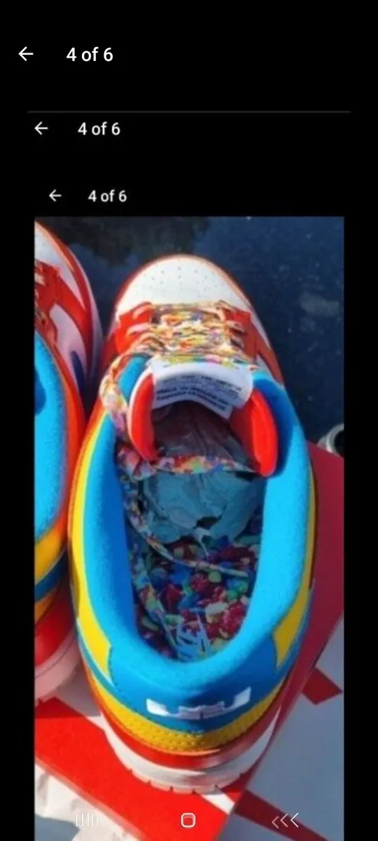 Nike Dunk Low QS Lebron James Fruity Pebbles - Image 4