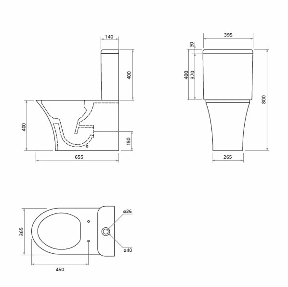Brand new Sonas Fully Shrouded Close Coupled WC - Image 2
