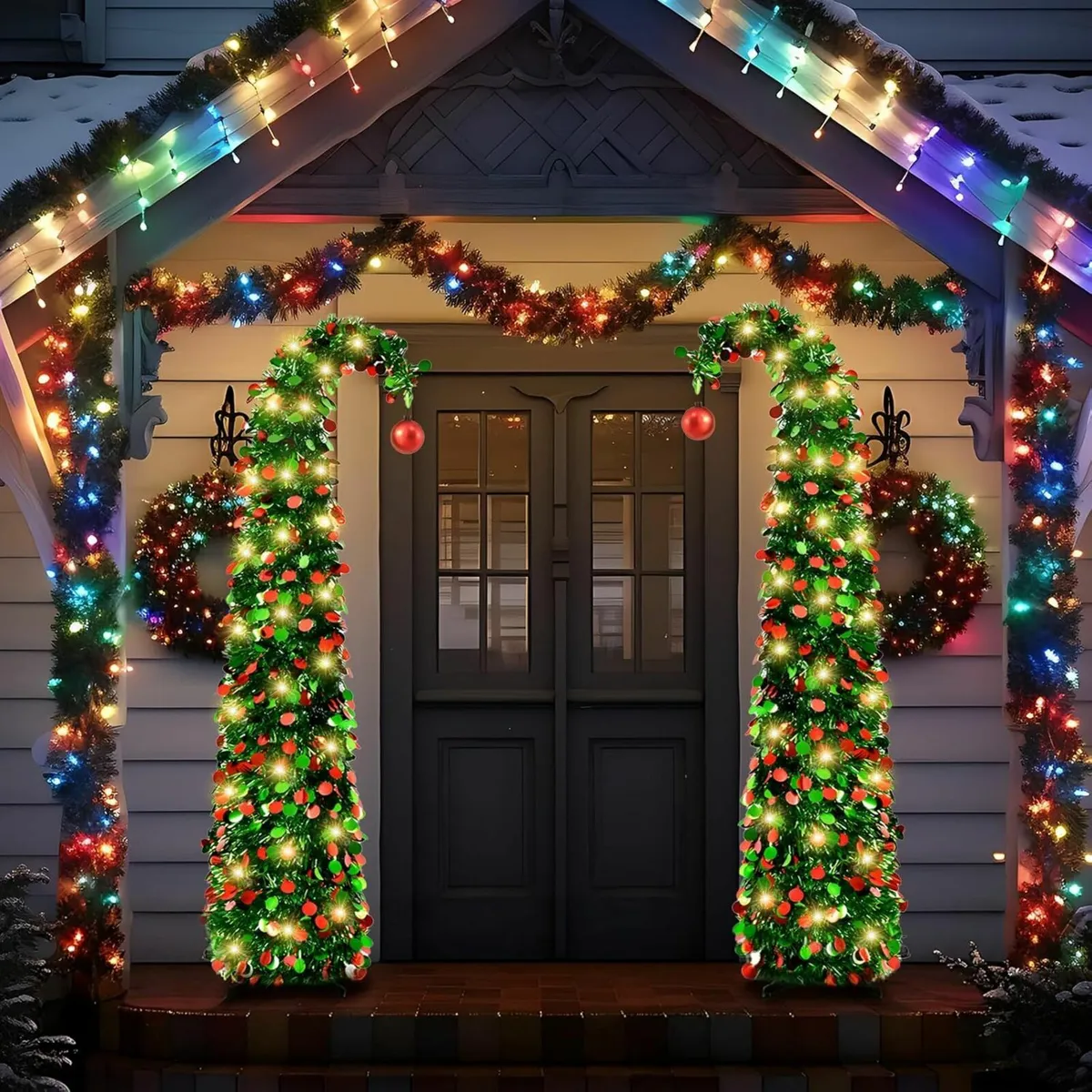 150CM/5FT Pop Up Christmas Tree 50 Leds Lights - Image 3