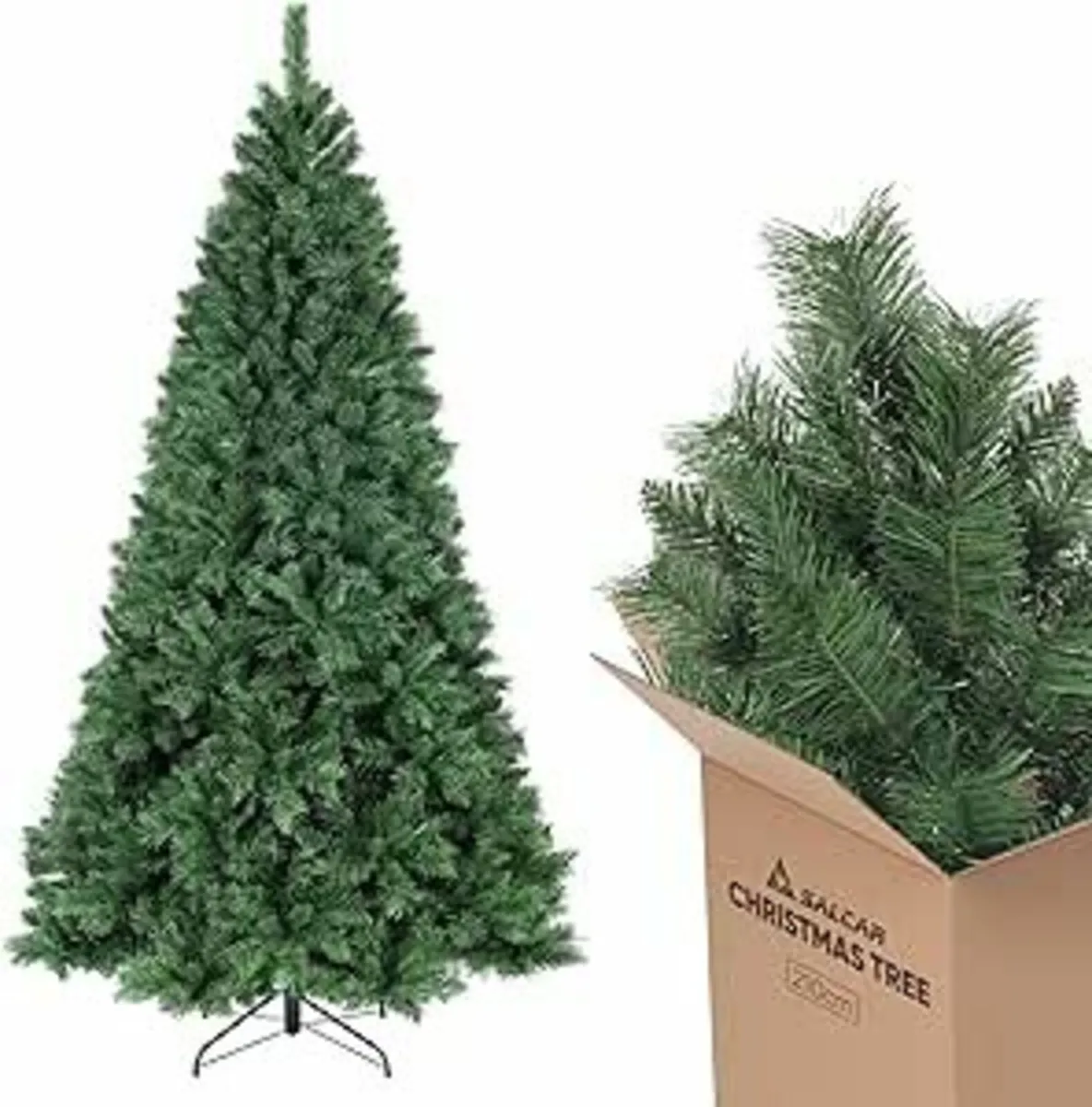 7ft Christmas Tree Deco Realistic Artificial 210cm - Image 2