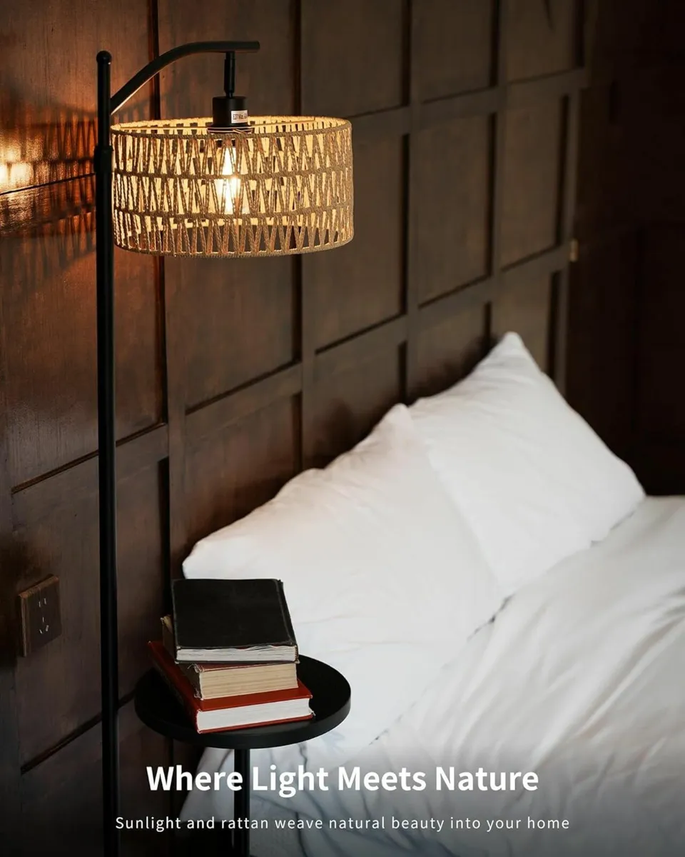 Floor Lamp Standing Lamp Black Living Room - Image 1