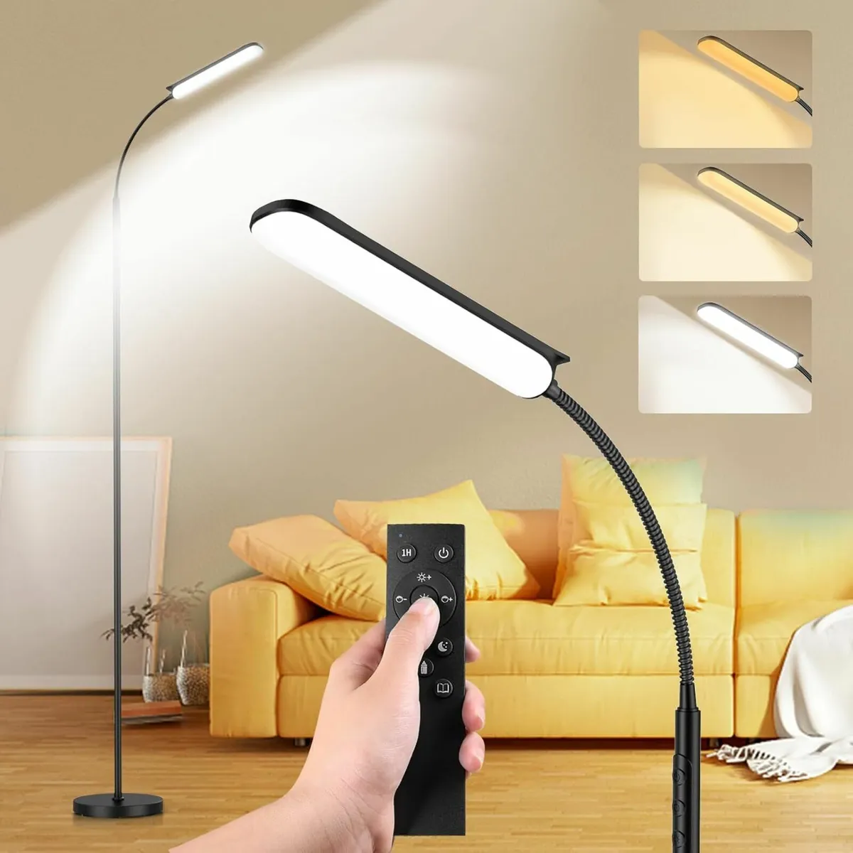 LED Uplighter Floor Lamp Adjustable Dimmable - Image 1