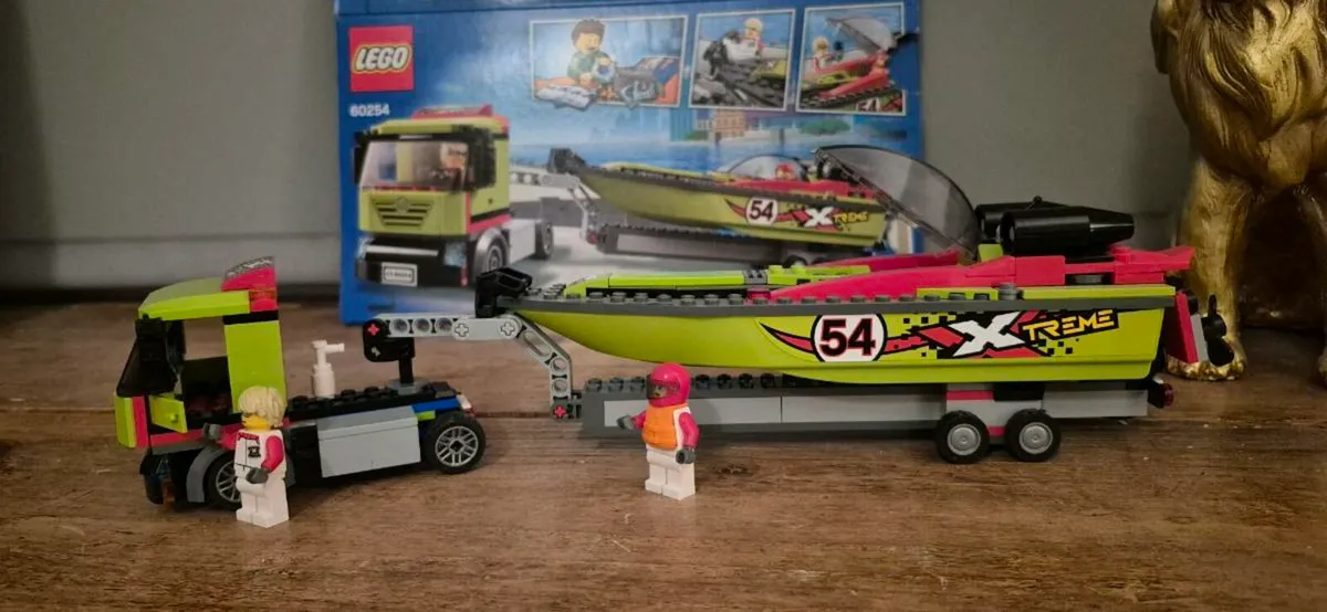 Lego speed boat and transport - Image 3
