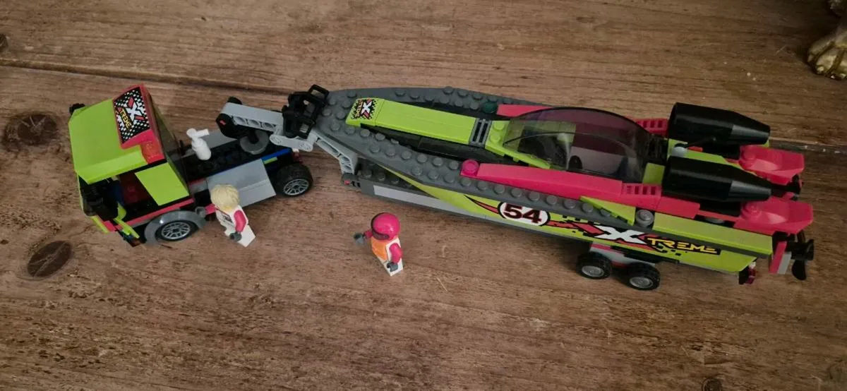 Lego speed boat and transport - Image 4