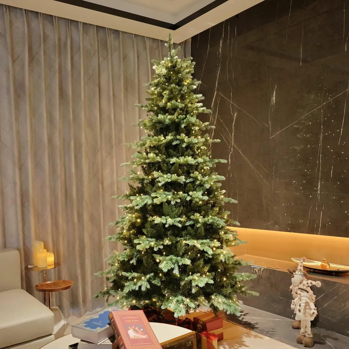 2.1cm 7ft Premium Christmas Tree 450 LED Lights - Image 1