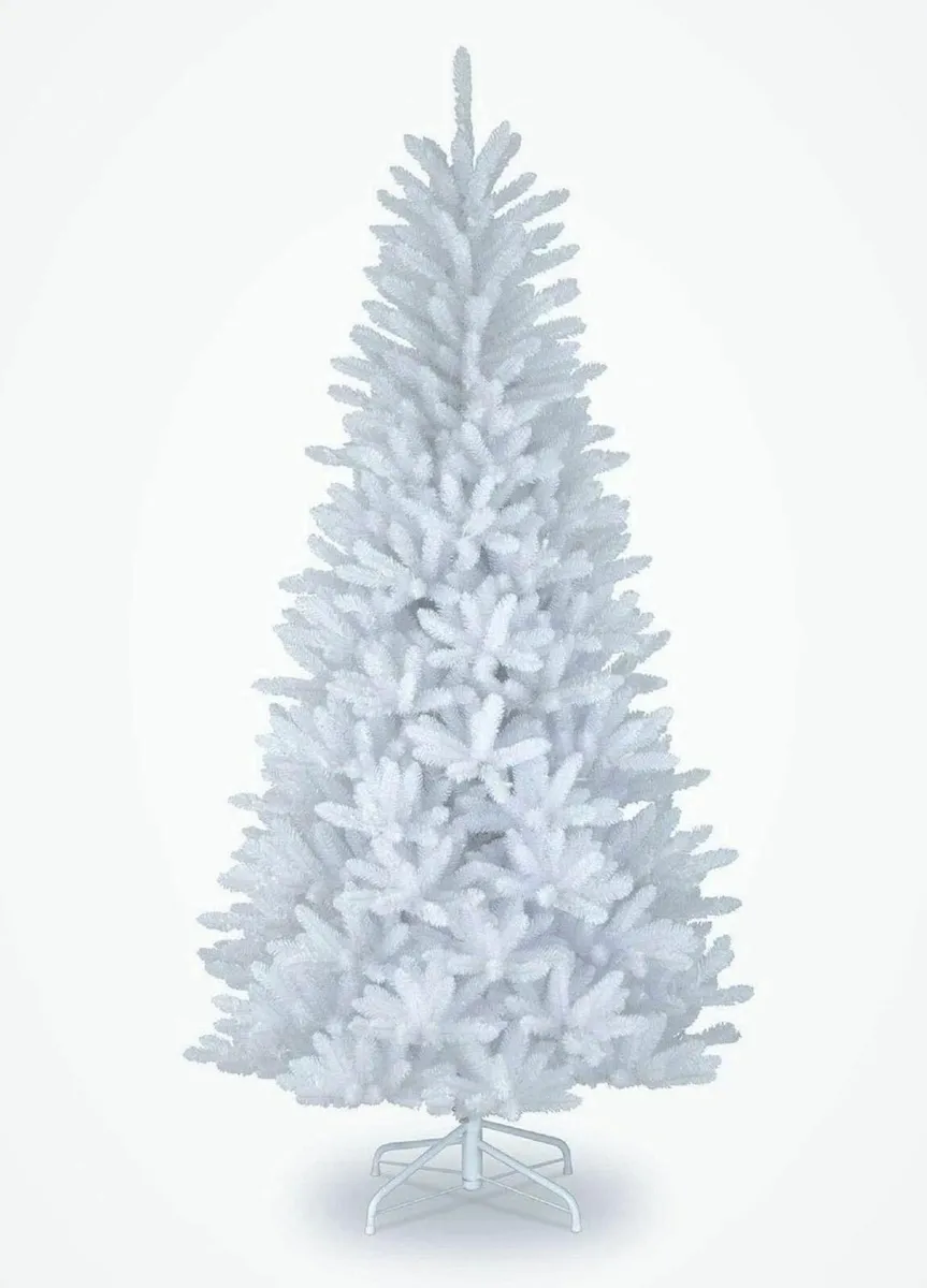 6FT 1.8M Alaskan Pine White Christmas Tree - Image 1