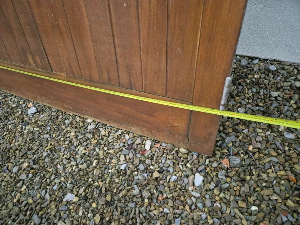 Hardwood garage door - Image 4