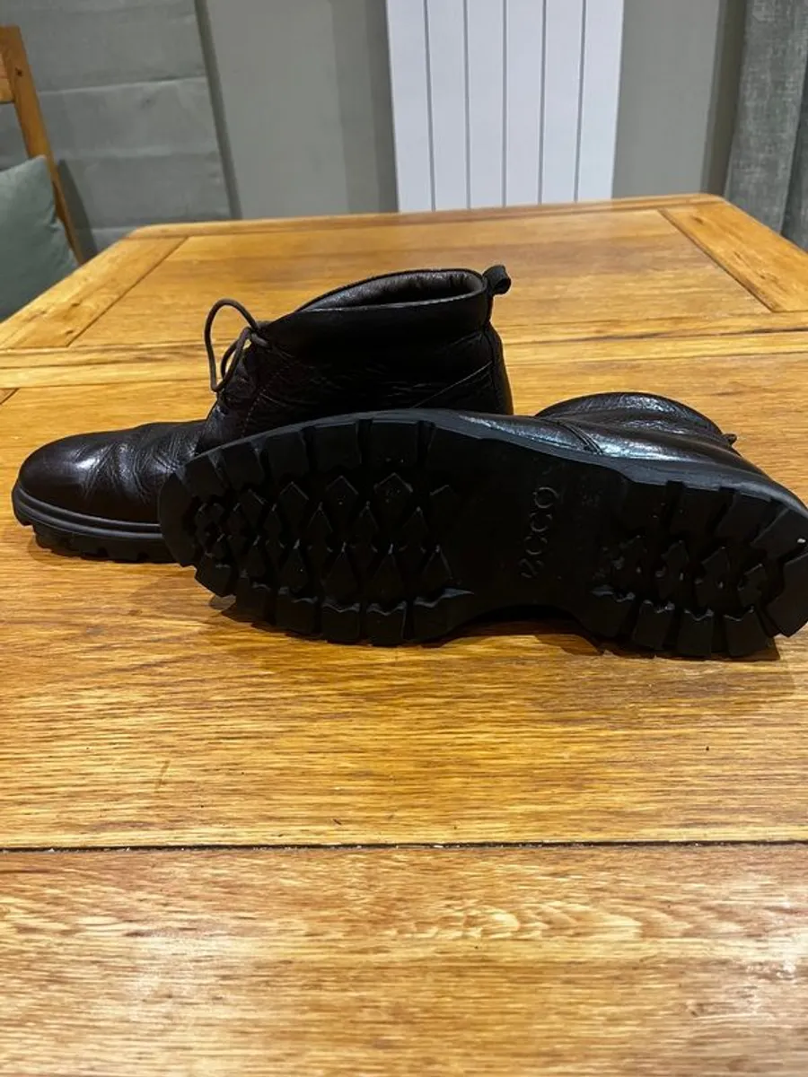 ECCO Chukka boot Size 9/43 dark brown. - Image 3