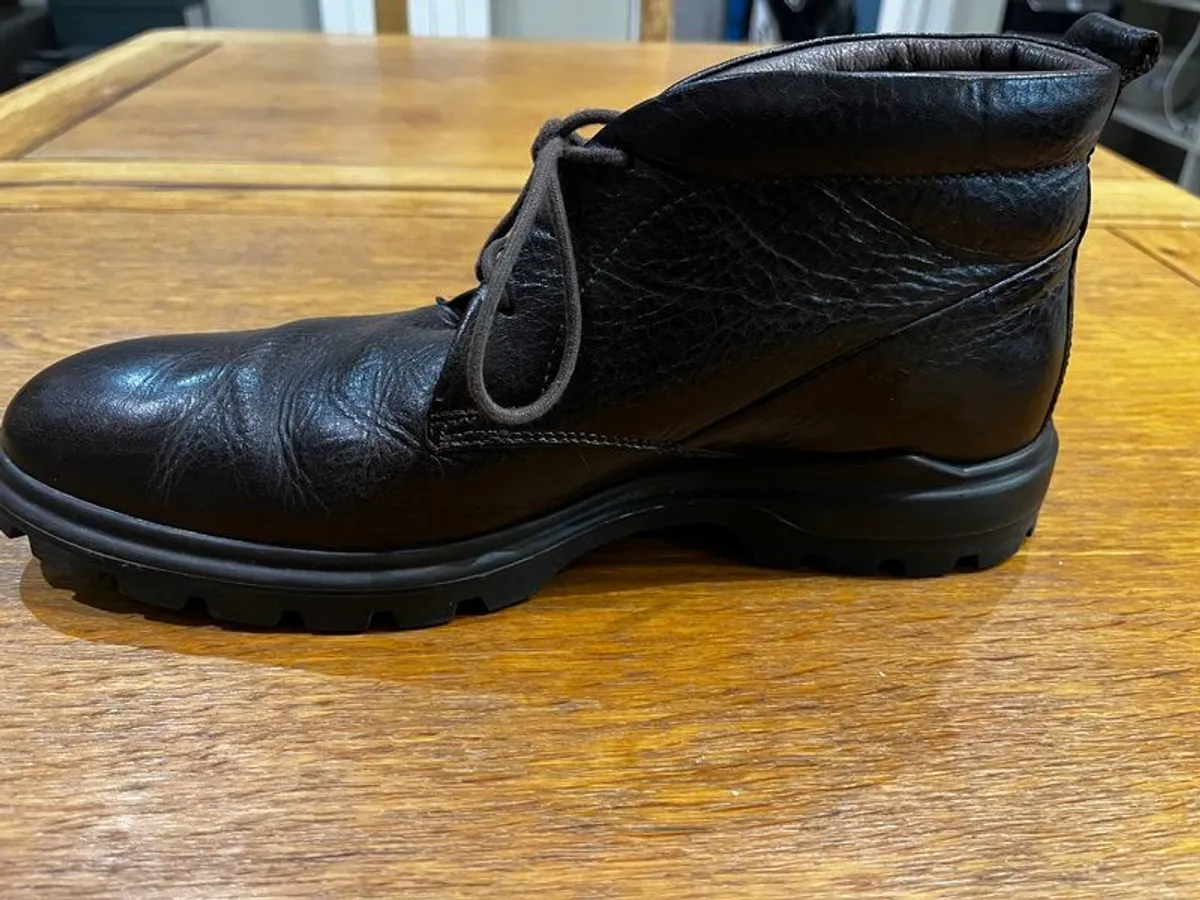 ECCO Chukka boot Size 9/43 dark brown. - Image 4
