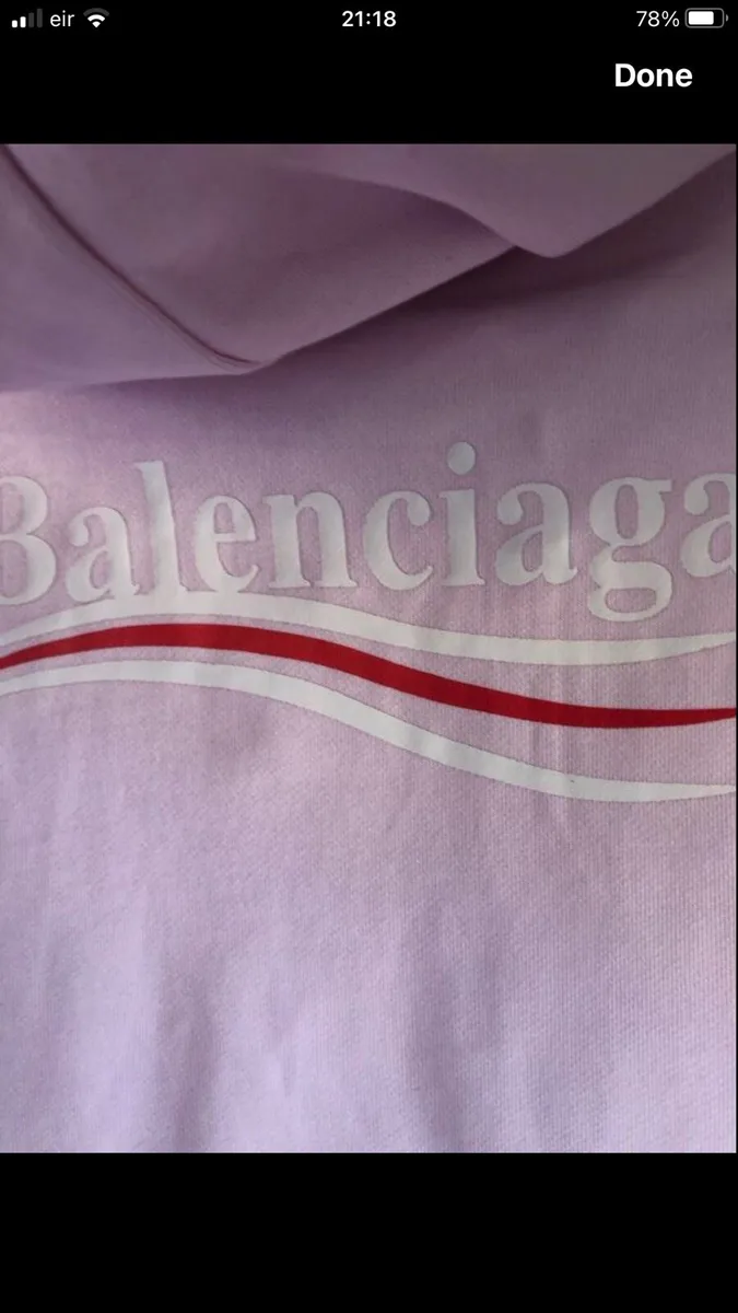 Ladies Balenciaga hoodie size M €20 - Image 2