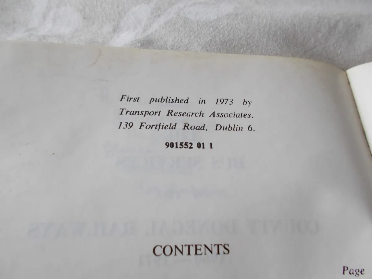 Very Rare County Donegal Railways Book - Image 3