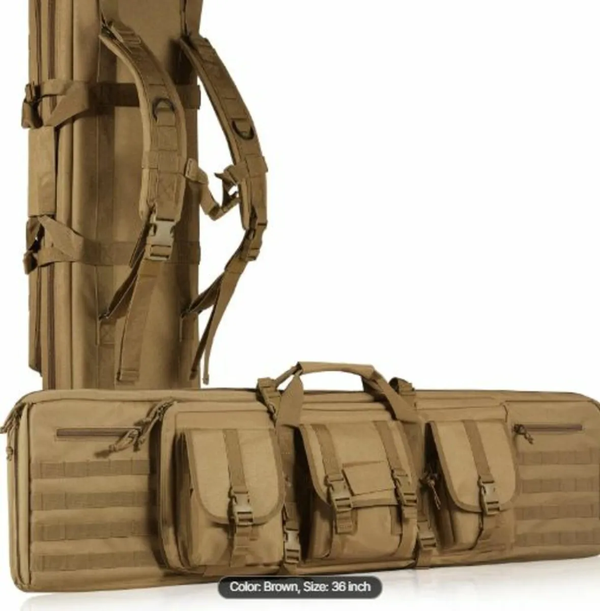 Rifle Bag, 36 inch Tactical Double Long Gun Bag, - Image 1