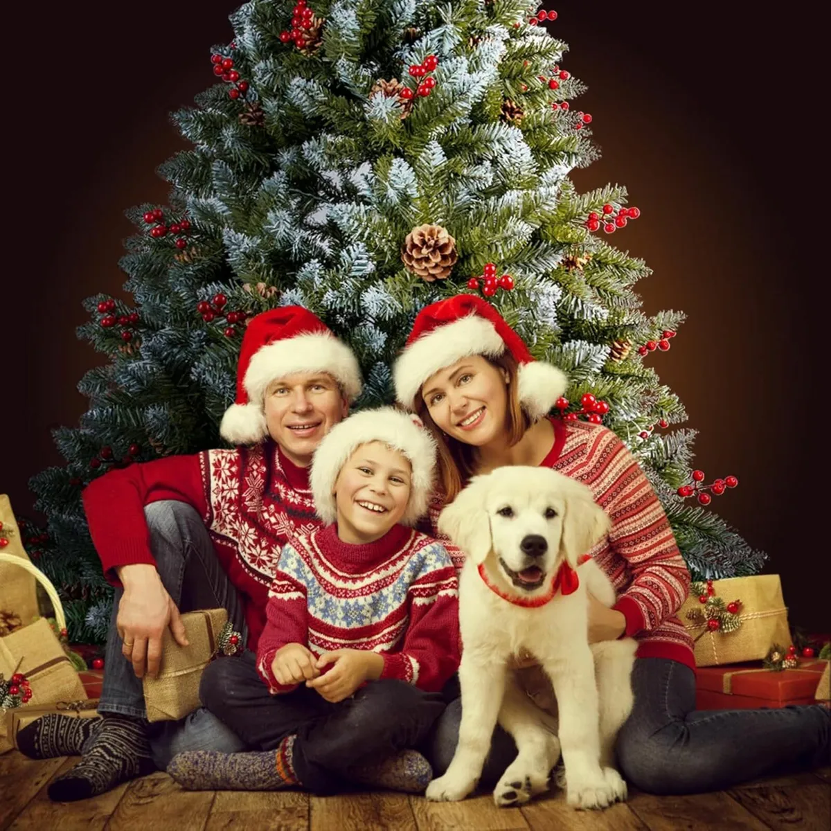 Christmas Tree 6ft, 1.8M Snow Flocked Decoration - Image 2