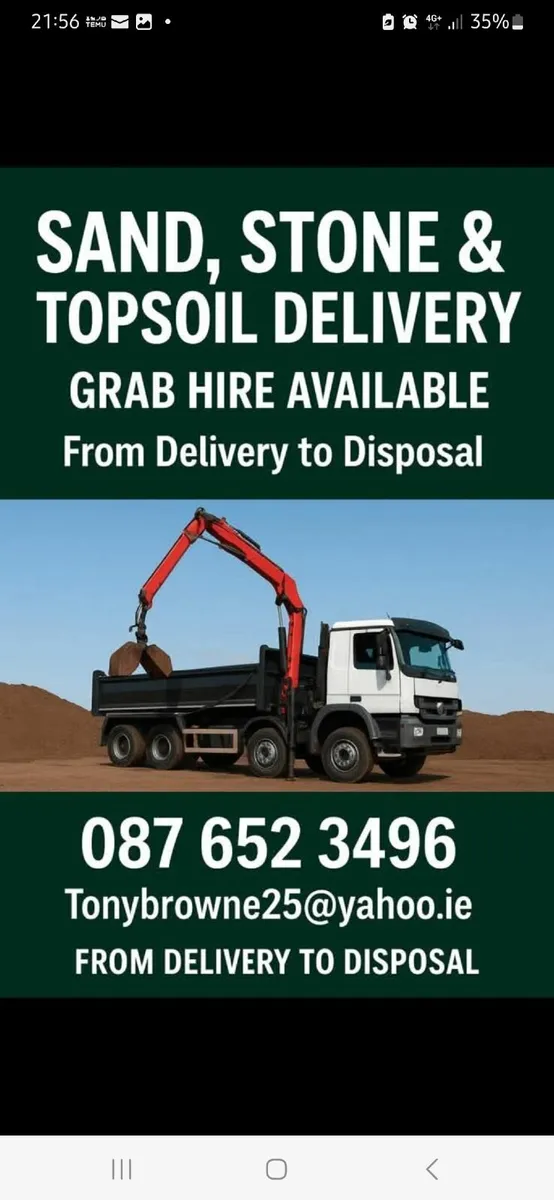 Grab Hire and delivery......