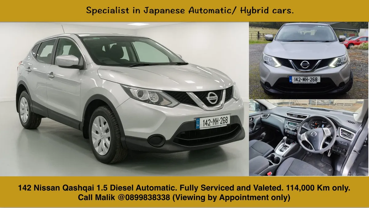 142 Nissan Qashqai fresh NCT/ Serviced - Image 1