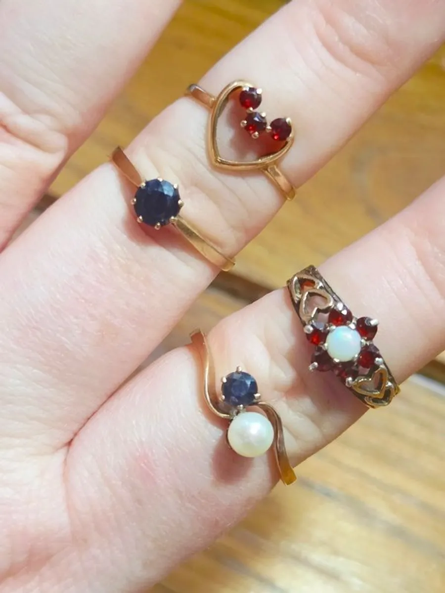 Gold Rings - Image 1
