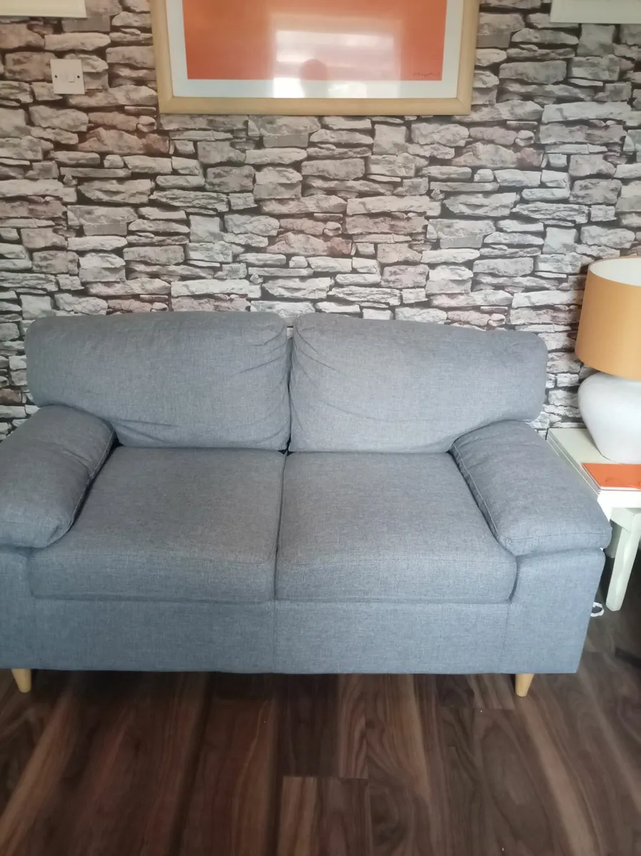 2 seater grey couch - Image 2