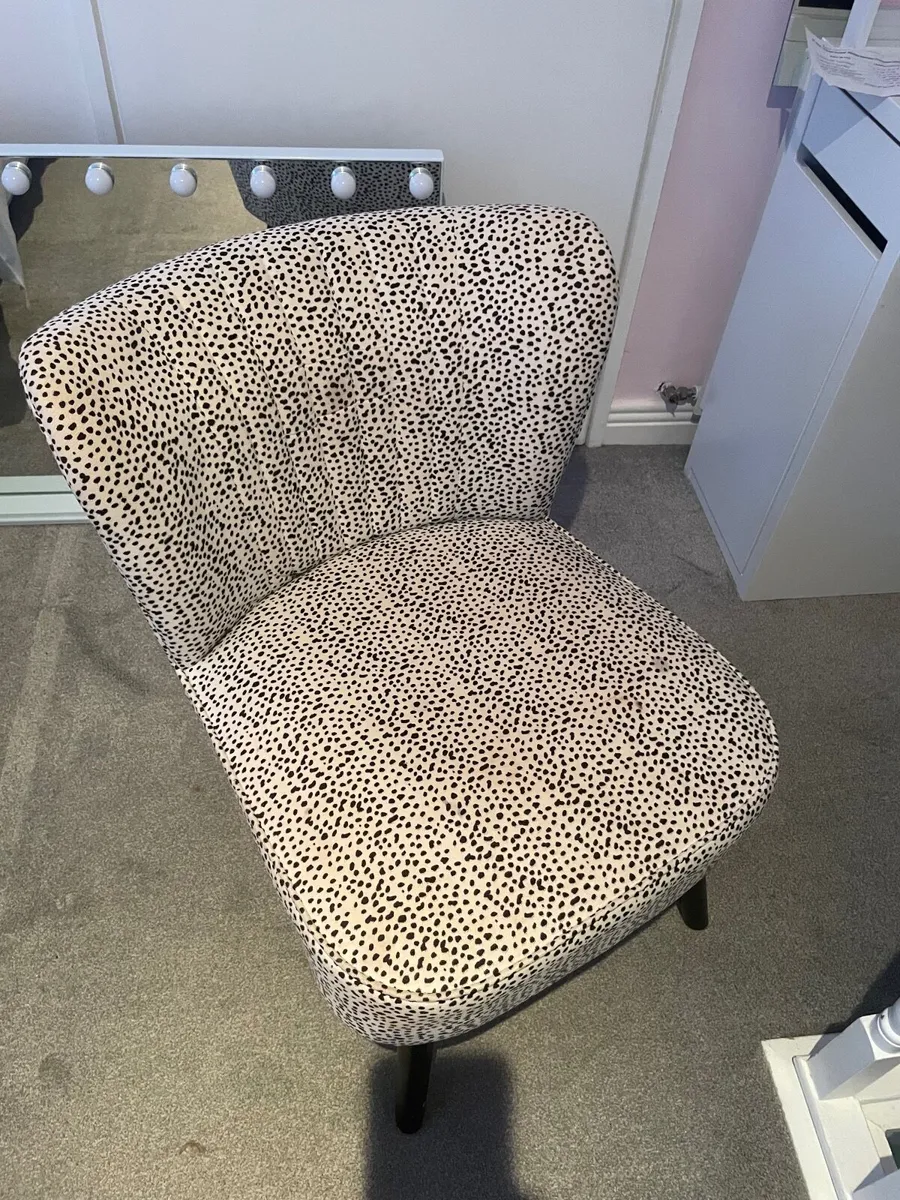 Dalmatian print  chair - Image 1