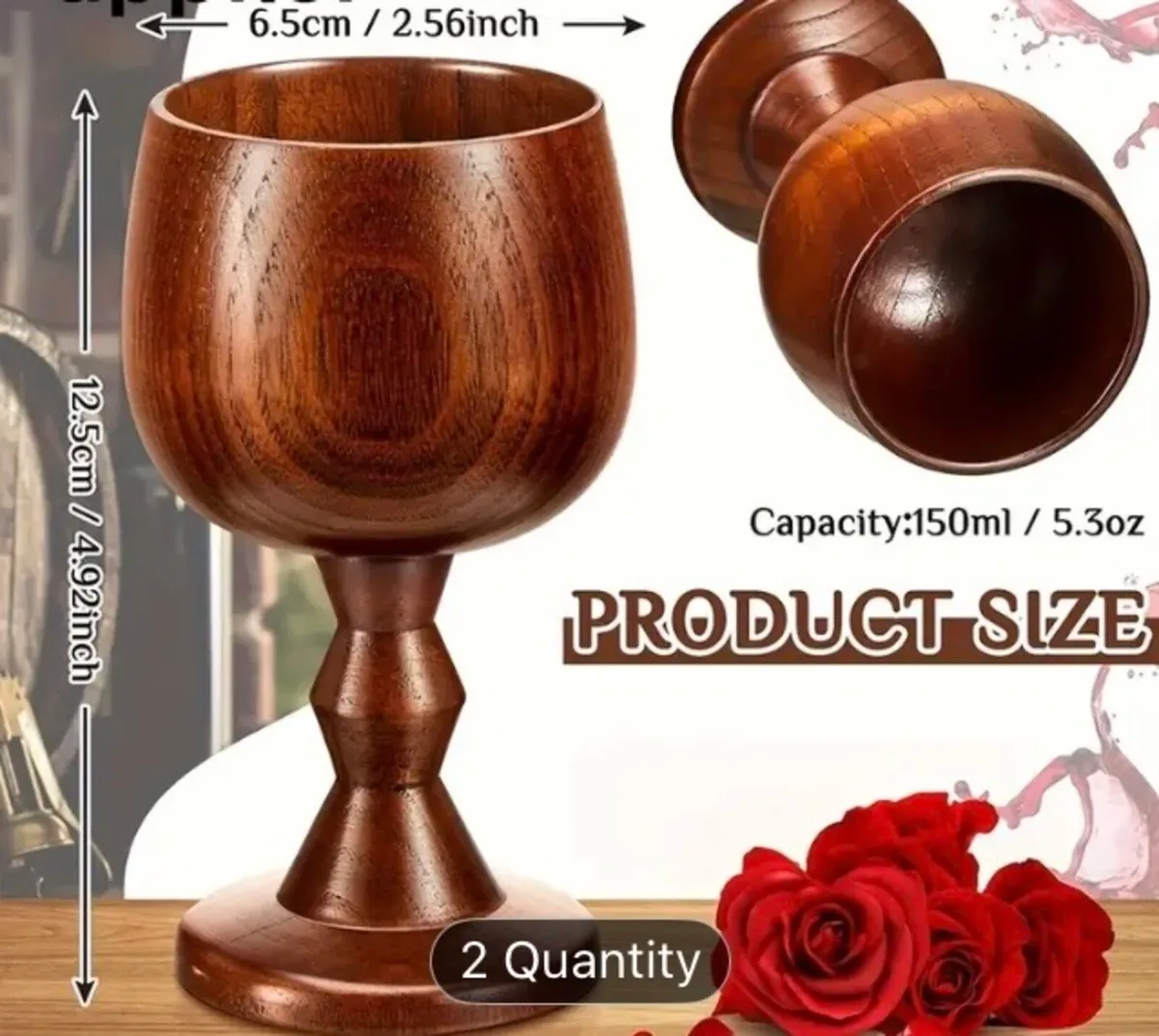 Medieval/viking goblets six 6 free postage - Image 3