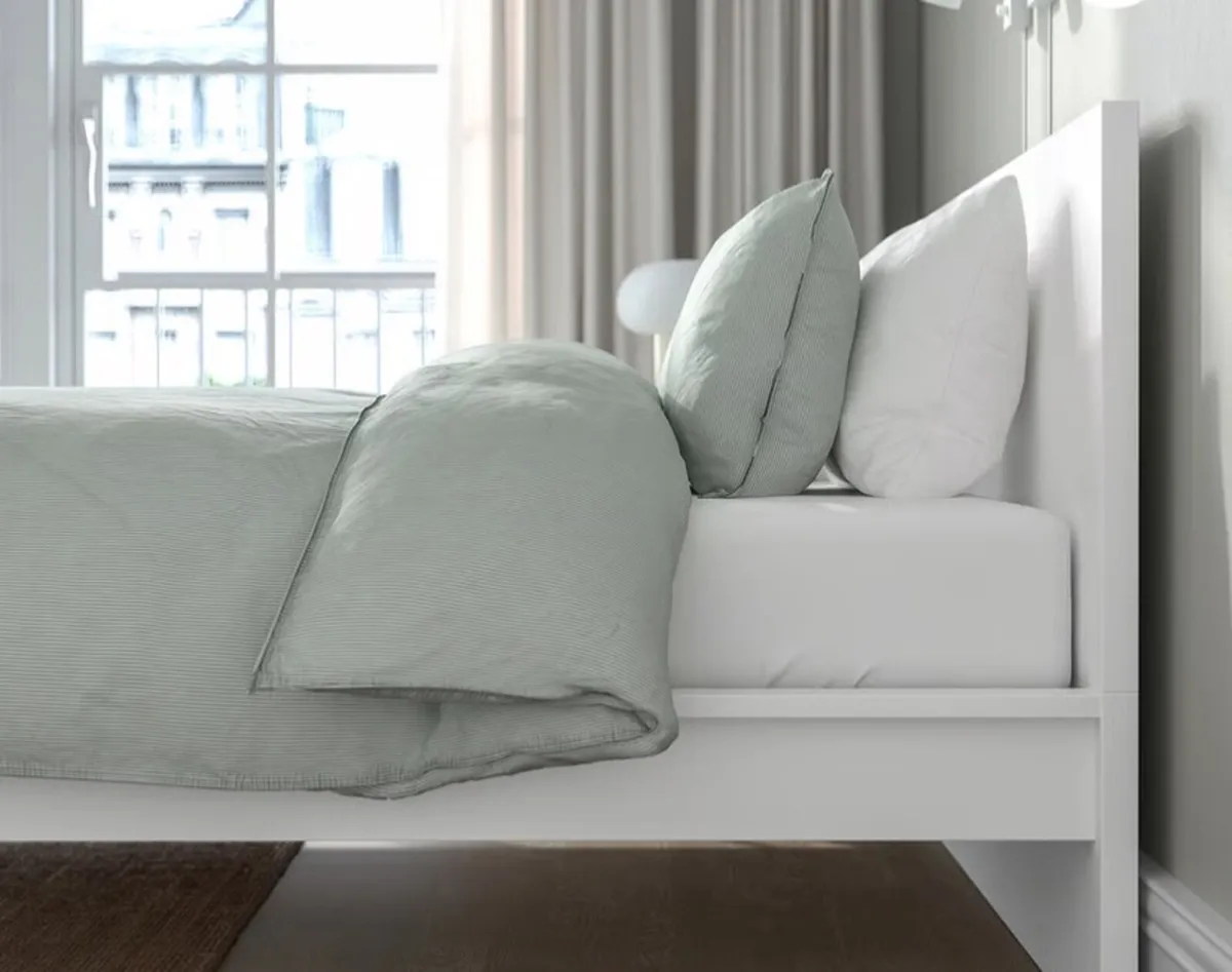 6 foot mattress and bed frame - Image 4