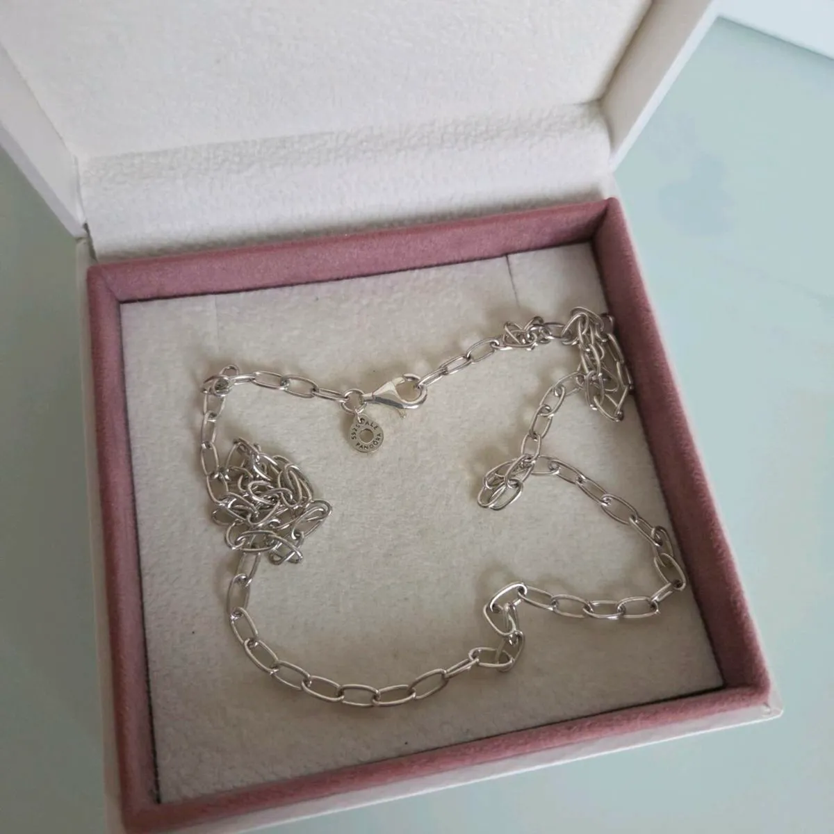 Genuine Pandora necklace links like new - Image 4